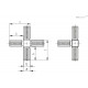 Соединитель STC.25-3A-5W-R-C33 (430089) ELESA+GANTER