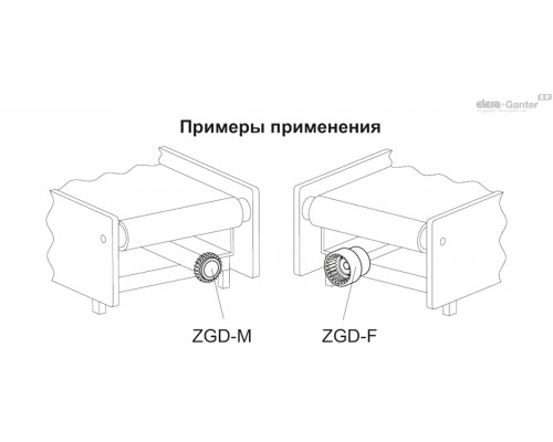 Зубчатое соединение ZGD-1.5-20-F (551011) ELESA+GANTER