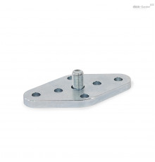 Фланец GN 1050.2-2-L-ST-ZB ELESA+GANTER