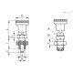 Штифт стопорный PMT.101-6-M12x1,5-AK (51622) ELESA+GANTER