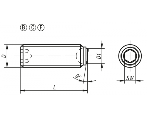 Упоры K0383.2046 Kipp