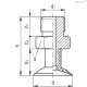 Вакуумная присоска VVH-20-G1/8-T-A (VV.52059) ELESA+GANTER