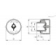 Крышка сапуна TVD.70-1¼-FKM (61011) ELESA+GANTER