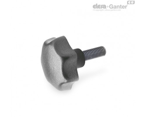 Лепестковая ручка GN 6336.4-SG-80-M16-70 ELESA+GANTER