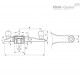 Трехлопастный маховик EYK.400+EBS A-20-C1 (208311-C1) ELESA+GANTER
