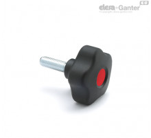 Лепестковая поворотная ручка VCT.53 p-M10x30-SOFT-C6 (169973-C6) ELESA+GANTER