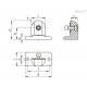 Основание TCC-PBF-18-E-C33 (600331-C33) ELESA+GANTER