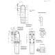 Зажим GN 864-50-BL-NC ELESA+GANTER