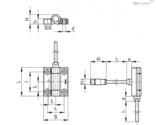 Петли CFM-PC.70-SH-6-C-C3.5+B1.5 (426802) ELESA+GANTER