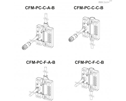 Петли CFM-PC.70-SH-6-C-C3.5+B1.5 (426802) ELESA+GANTER