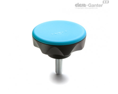 Ручка с углублениями с внутренней стороны ELK.70 p-M10x50-C5 (222631-C5) ELESA+GANTER