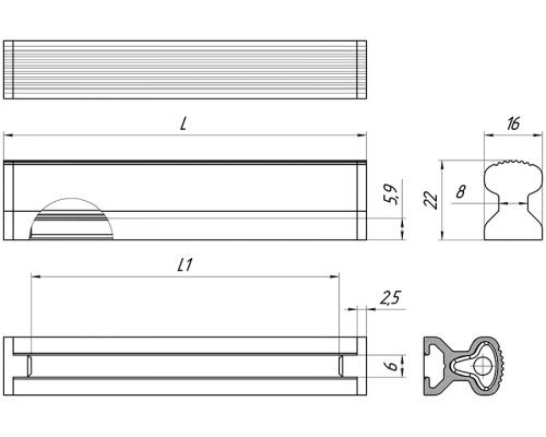 Ручка A00130.0601200 Алтервиа