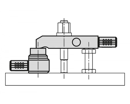 Опоры K1832.1230 Kipp