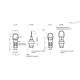 Штифт стопорный GN 413-5-M10-CK-ST ELESA+GANTER