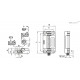Петля CFSW.110-6-2NO+2NC-C-C-C33 (426602-C33) ELESA+GANTER