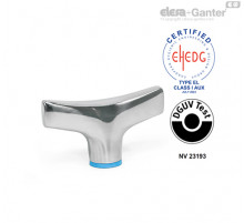 Гайка-барашек GN 8341-40-M4-PL-E ELESA+GANTER