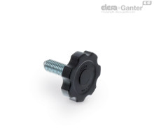 Лепестковая гайка с резьбовой втулкой GFL.40 p-M10x38 (168565) ELESA+GANTER