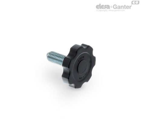 Лепестковая гайка с резьбовой втулкой GFL.40 p-M10x38 (168565) ELESA+GANTER