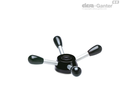 Маховик с четырьмя рычагами VBR.4/200 (65901) ELESA+GANTER Маховик с четырьмя рычагами VBR.4/200 (65901) ELESA+GANTER