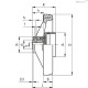 Маховик VRTP.160-GXX2 A-14 (CE.33111-R) ELESA+GANTER