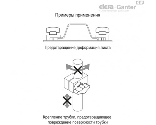 Лепестковый винт с ограничением крутящего момента CTD.48 p-M6x16-2-C2 (221961-C2) ELESA+GANTER