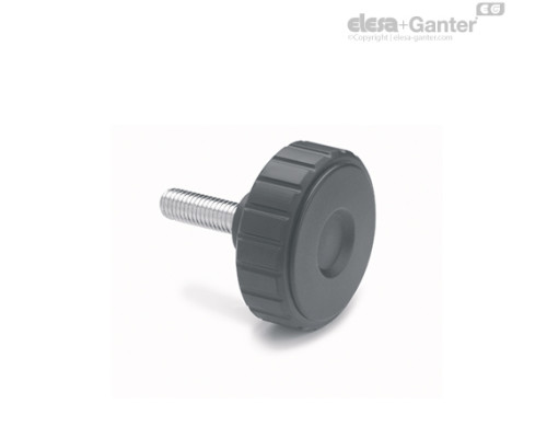 Ручка с рифлением MBT.45 p-M6x20-SOFT (134346) ELESA+GANTER