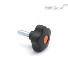 Лепестковая поворотная ручка VCT.77 p-M12x30-SOFT-C2 (170083-C2) ELESA+GANTER