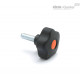 Лепестковая поворотная ручка VCT.53 p-M10x50-SOFT-C2 (169977-C2) ELESA+GANTER