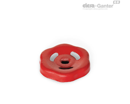 Штампованный стальной маховик GN 227.6-ST-100-V10-RT ELESA+GANTER