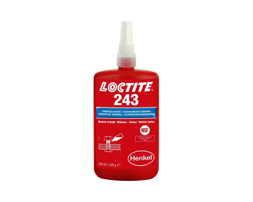 Резьбовой фиксатор средней прочности LOCTITE 243 250ML