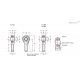 Головка шарового шарнира GN 648.6-30-M30x2-NH ELESA+GANTER