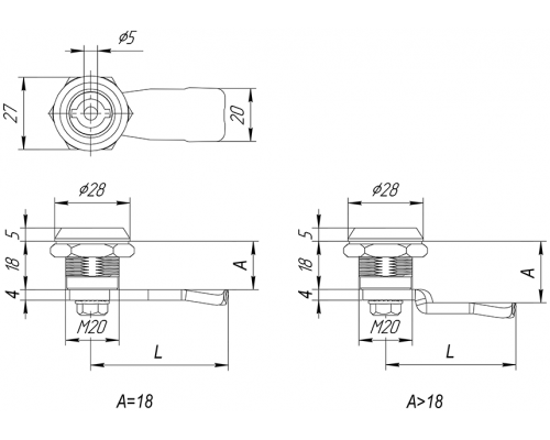 Замок YPK2748 EMES