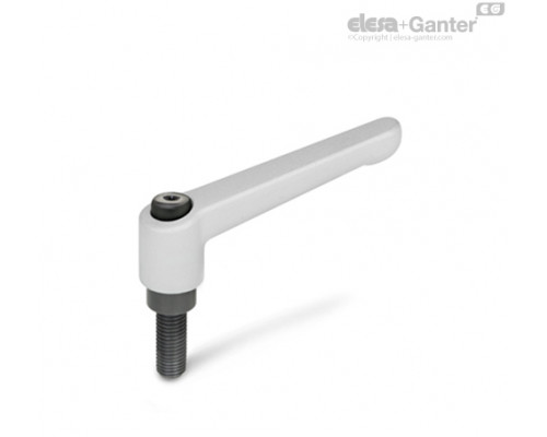 Регулируемая ручка рычажного типа GN 300-78-M10-50-SR ELESA+GANTER