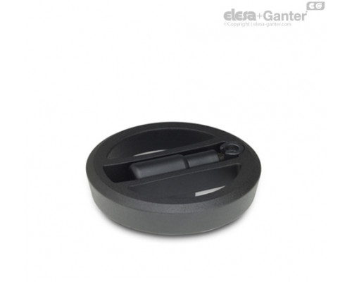 Маховик с откидной ручкой GN 924.3-160-K14-R-SW ELESA+GANTER