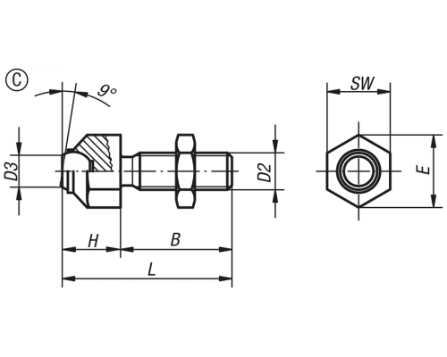 Упоры K0287.310 Kipp