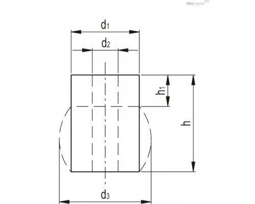 Пружина PES-16x16-6.5-80 (490106) ELESA+GANTER