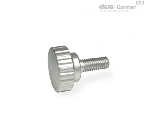 Винт с накаткой GN 535-20-M5-10-MT ELESA+GANTER
