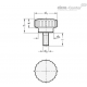 Винт с накаткой GN 535-20-M5-10-MT ELESA+GANTER