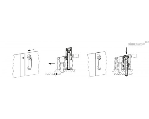 Ручка EBR.150-CH-6-60-C1 (260525-C1) ELESA+GANTER