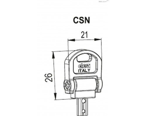 Ручка EBR.150-CH-6-60-C1 (260525-C1) ELESA+GANTER
