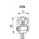 Ручка EBR.150-CH-6-60-C1 (260525-C1) ELESA+GANTER