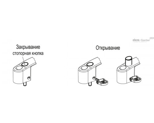 Ручка EBR.150-CH-6-60-C1 (260525-C1) ELESA+GANTER