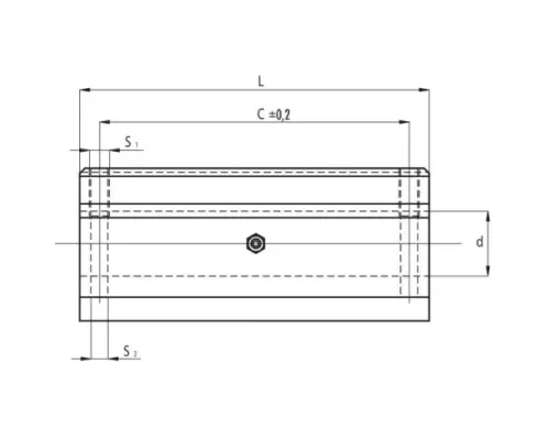 Линейный подшипник в сборе с корпусом NBS (ISB) SCW25UUAS