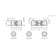 Карданное соединение DIN 808-28-V14-60-EW ELESA+GANTER