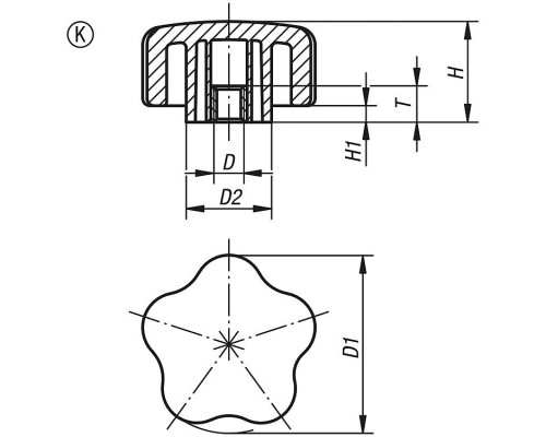 Ручка K0279.4005 Kipp