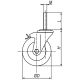 Колеса EQ05ZKP50FM10X15 EMES