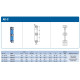 Качающаяся вибропора AD-C 45 (арт. 07101004) ROSTA