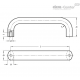 П-образная ручка GN 565-20-120-SW ELESA+GANTER
