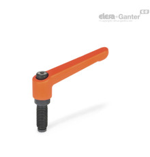 Регулируемая ручка рычажного типа GN 306-45-M6-20-DZ-OS ELESA+GANTER