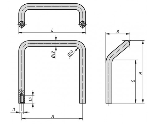 Ручка K0207.12008 Kipp